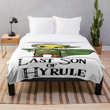 

Drop Shipping Printed Throw Blanket Sherpa Fleece Soft Blanket Flannel Rug Home Decoration For Bed The Last Son Of Hyrule