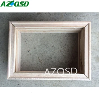 

AZQSD 40X50cm DIY Wooden Frame for Oil Painting By Numbers Painting Accessories Calligraphy Frame Mosaic Assembly Hot Product