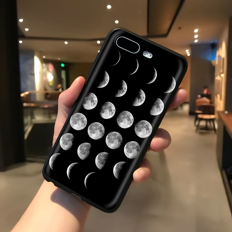 YIMAOC Космос Луна астронавт силиконовый мягкий чехол для iPhone 12 Mini 11 Pro XS Max XR X 8 7 6 6S Plus