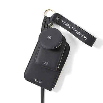 

3 PCS Composite Bags Lady Solid Women Purses and Handbags 2020 Designer Pu Leather Wallets Round Coin Pocket Credit Card Holders