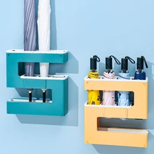 Umbrella Storage Leak-Proof Anti-Tilt Door Rear Entrance Shelf Detachable Leaky Wall-Mounted Umbrella Box Umbrella Stand