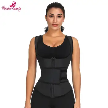

WonderBeauty Latex Waist Trainer Body Shaper Slimming Belt 9 Steel Bones Slimming Underwear Modeling Strap Shaper Bodysuit -G