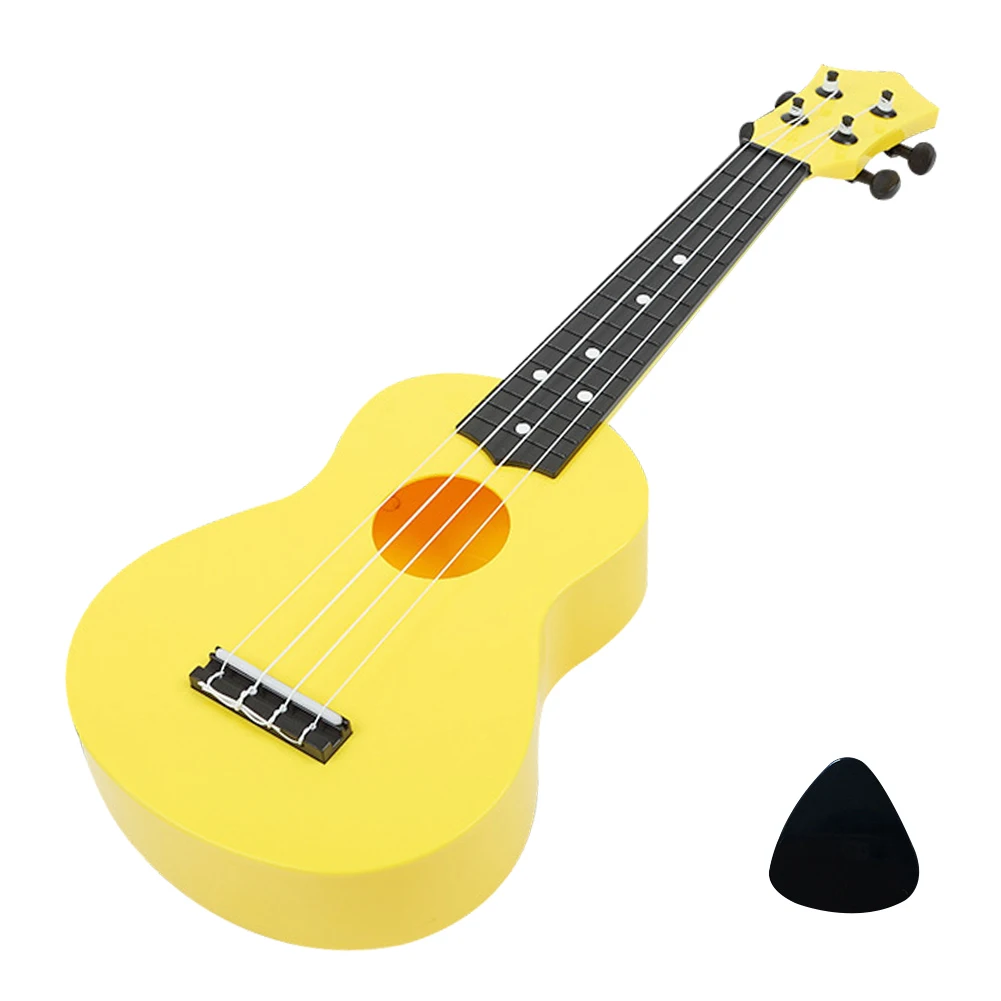 Гавайские гитары укулеле розовый 21 дюймов 4 струны Ukelele дешевые Гавайи мини гитара тон карамельный цвет
