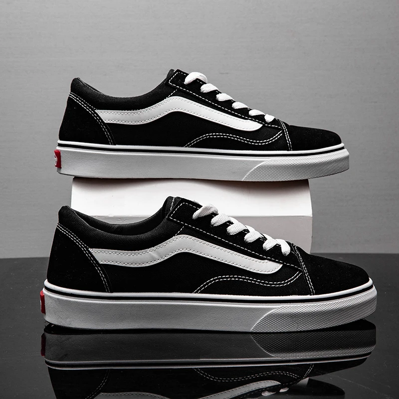 Zapatos de Skateboarding para Hombre y mujer, zapatillas de lona informales para caminar, clásicas, planas, Unisex