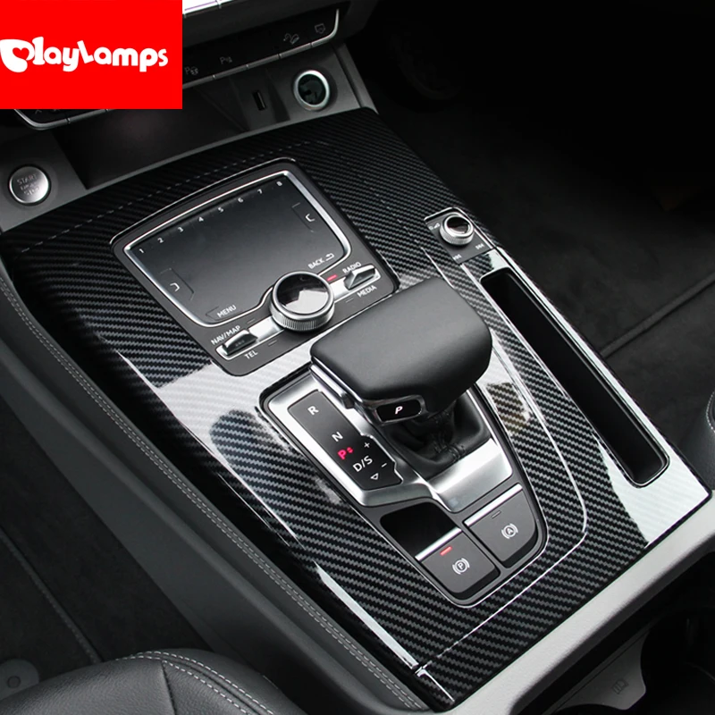 Автомобильный Стайлинг для Audi Q5 LHD- переключения передач Панель крышка украшения наклейки авто аксессуары