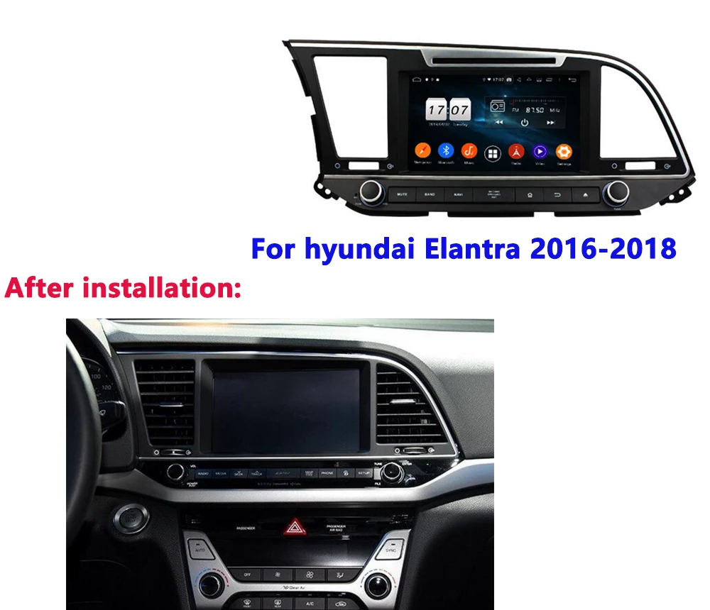 Для hyundai Elantra навигация реверсивное изображение автомобиля Радио мультимедийный плеер сенсорный экран поддержка DVD