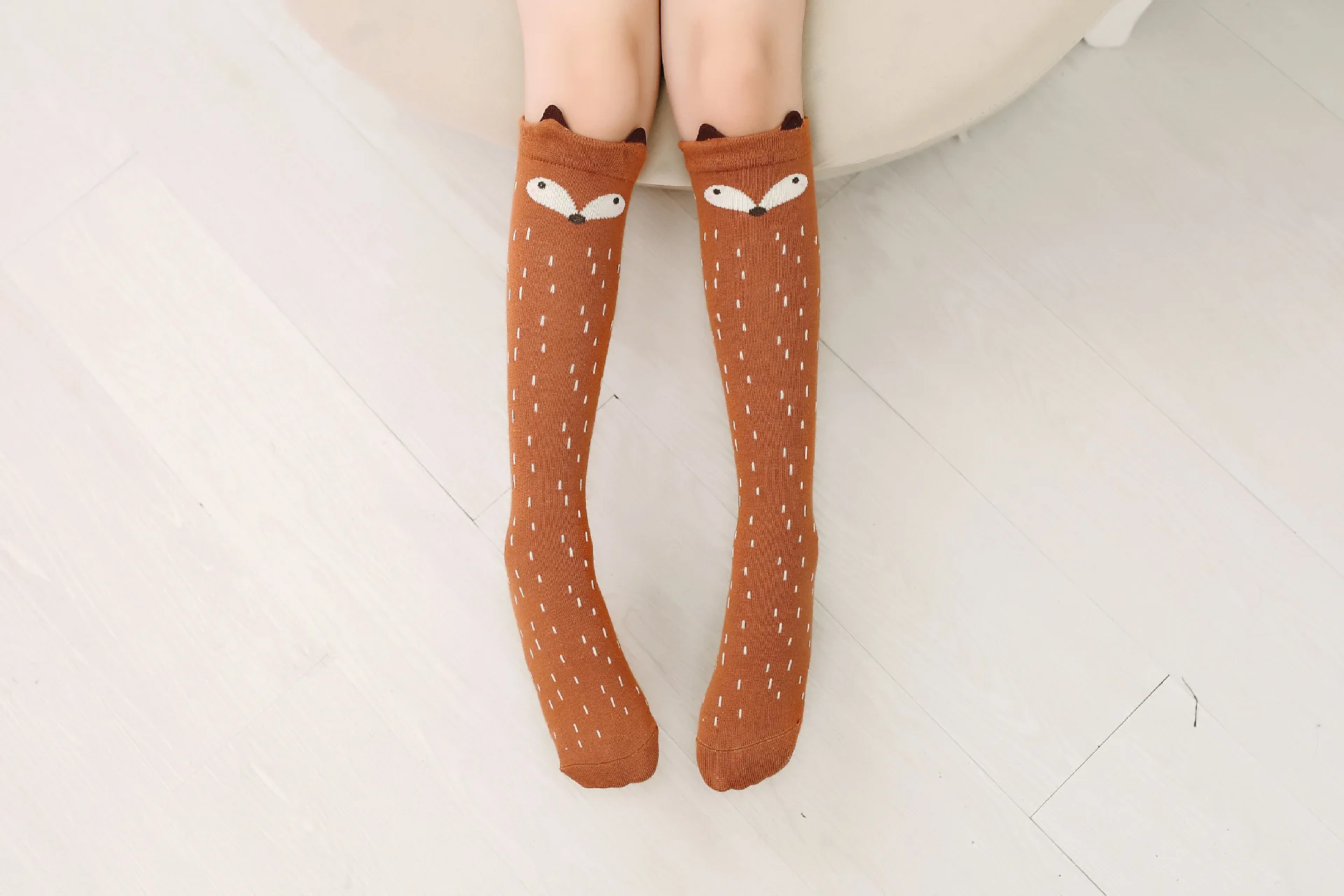 Cartoon Kids Socks Girls long Socks Cotton Knee High Leg Warmers Socks Long Tube Princess Children's Knee Socks Kid Dance Sock