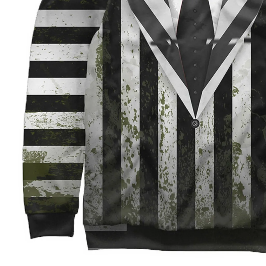 Mens Casual Scary Halloween 3D Printed Long Sleeve Shirt Round Neck Blouse Topstranger Things Hoodies Pokemon Tactical Pants