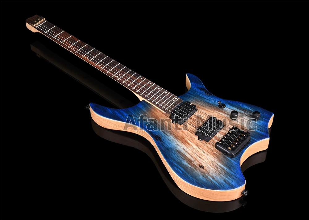Afanti музыкальная фабрика Безголовый стиль Ash Body Электрогитара(AWT-725