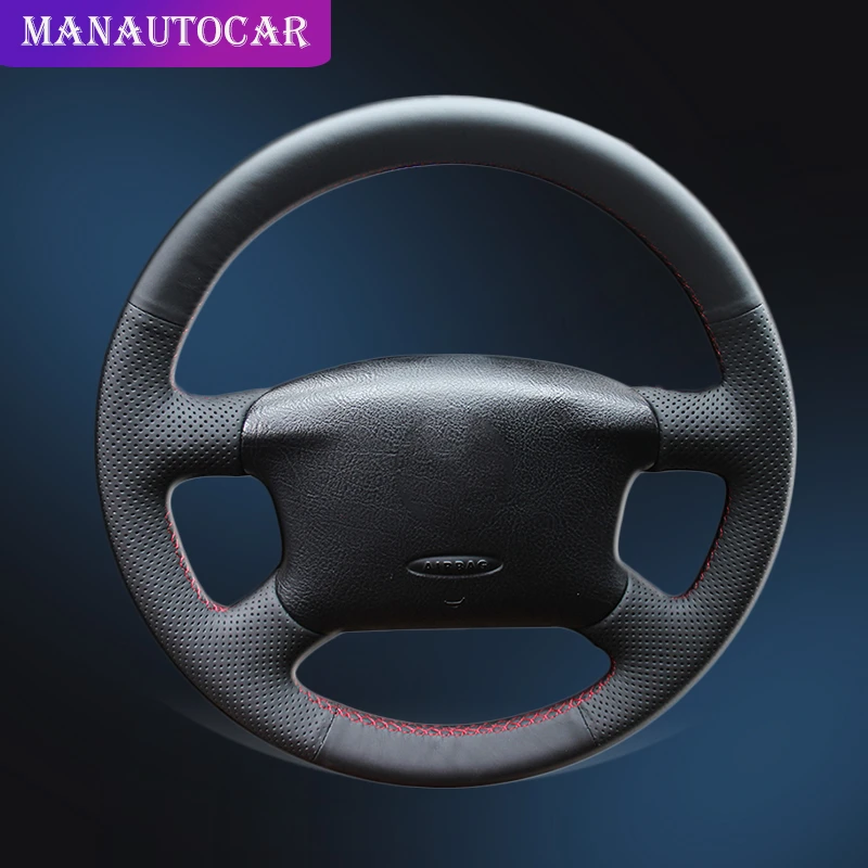 Оплетка на руль автомобиля для Volkswagen VW Passat B5 1996 2005 Golf 4 1998 2004 Alhambra ручная швейная
