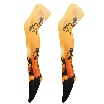 

Section Stockings New Style Halloween Socks 3D Digital Printed