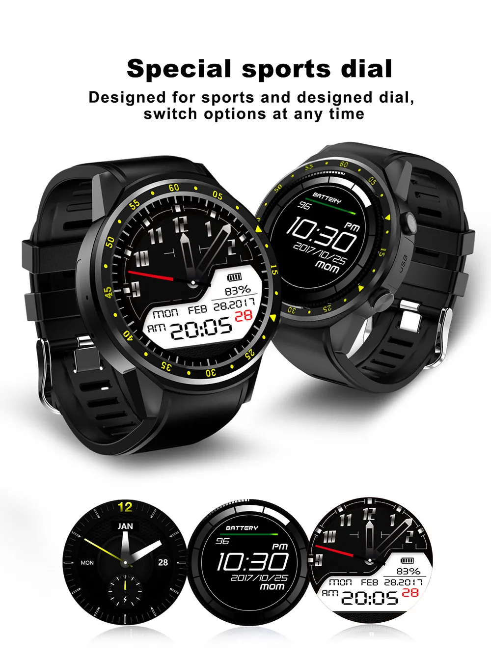 F1 смарт часы монитор сердечного ритма IP67 Водонепроницаемый фитнес-трекер Bluetooth часы ремешок для Android IOS кровяное давление часы