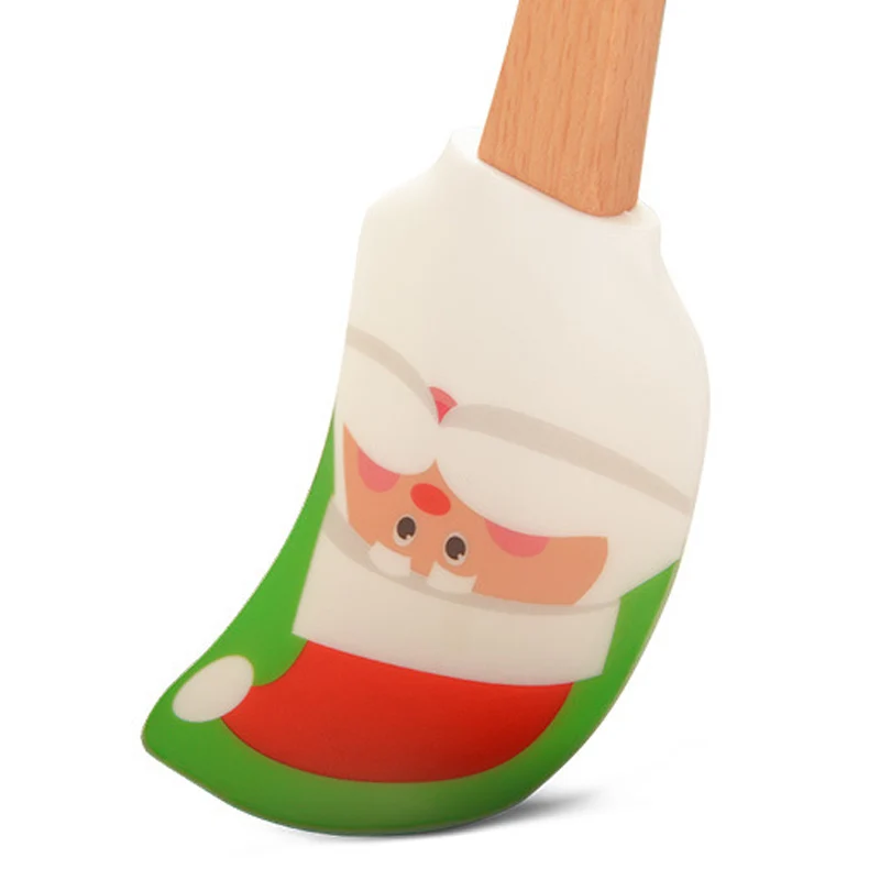 1PC Spatula Baking Scraper Cream Butter Cartoon Silicone Handled Brushes Pastry Tools Kitchen Utensil Cake Spatula Cooking Cake