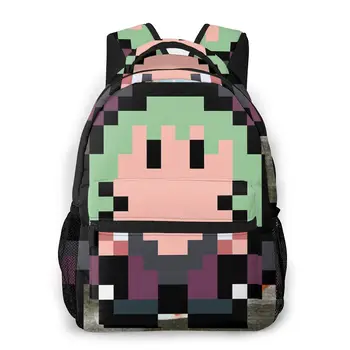 

Pixel Morrigan Aensland Print Large capacityDaily Casual New Fashion School Darkstalkers Bag