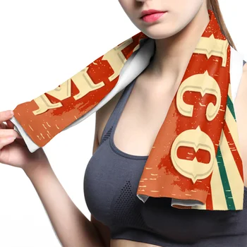 

Mexico Vintage Decor Face Towel Cooling ice Utility Enduring Instant Cozy Ice Cold for Enduring Running Jogging Gym
