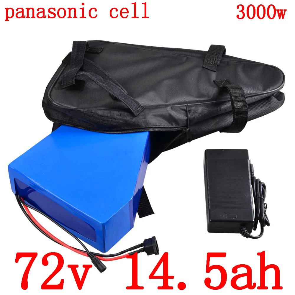 ^*Best Offers 72V 2000W 3000W electric bicycle battery 72V 15AH electric bike Battery 72V lithium battery use panasonic cell with 5A charger ^*Best Offers 72V 2000W 3000W electric bicycle battery 72V 15AH electric bike Battery 72V lithium battery use panasonic cell with 5A charger