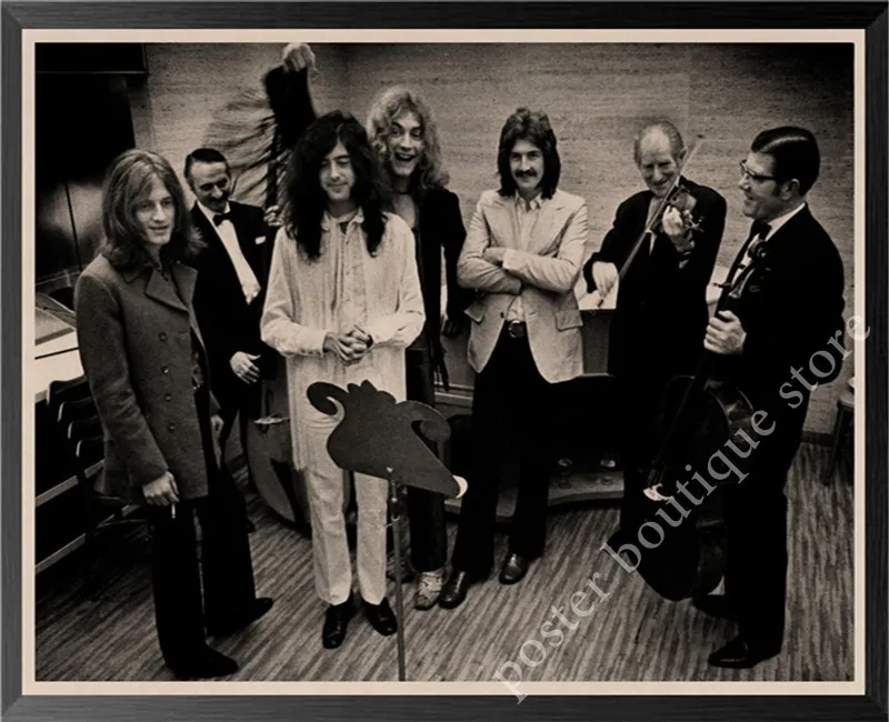 Led Zeppelin рок-н-РОЛ постер, Jimmy страница, Роберт Плант винтажные наклейки домашний Декор наклейки на стену девять процентов/7