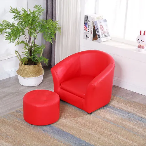Red Sofa stool Детский мини-ленивый диван-стул, один прекрасный стул для девочки, детский диван в детском саду, нордический мешок в виде фасоли, кровать, подарок - Цвет: Red Sofa stool