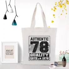 Текстовый Тип Холщовая Сумка для покупок на заказ Печать текстовый логотип DIY ежедневное использование Сумка экологическая многоразовая утилизация