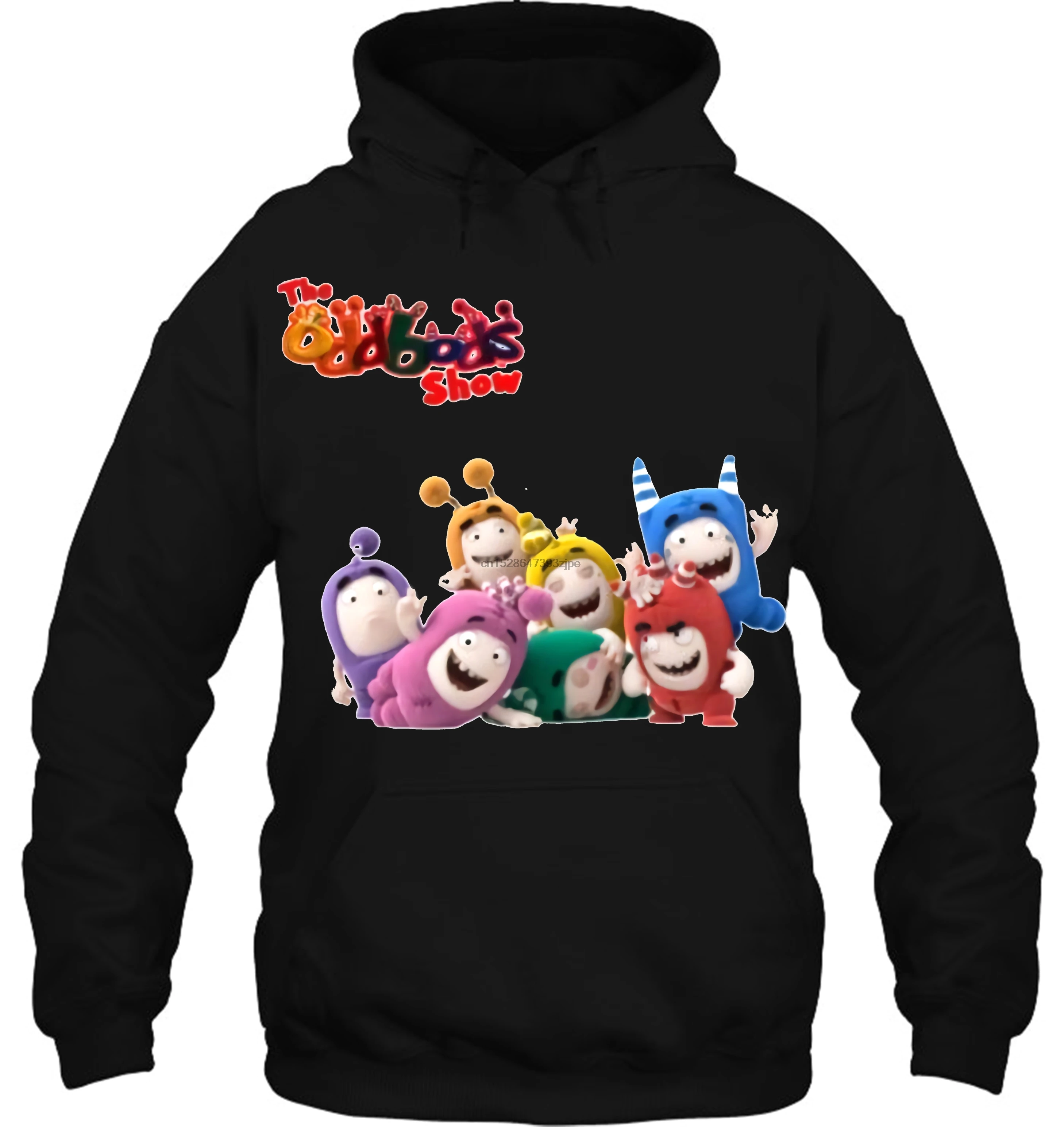 Мужская толстовка с капюшоном Oddbods Poka Czas с рисунком из мультфильма Kobiety женская уличная одежда