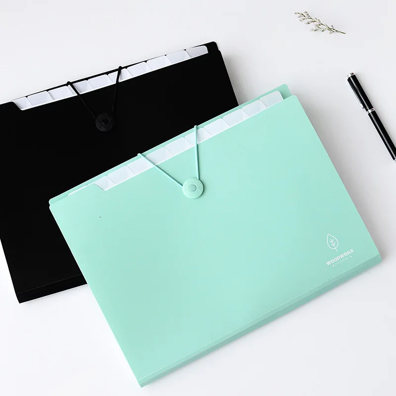 

Catena A4 File Buckle Folder Document Bags for school and office multilayer Pockets Accordion Folder Organizer woodwork quality