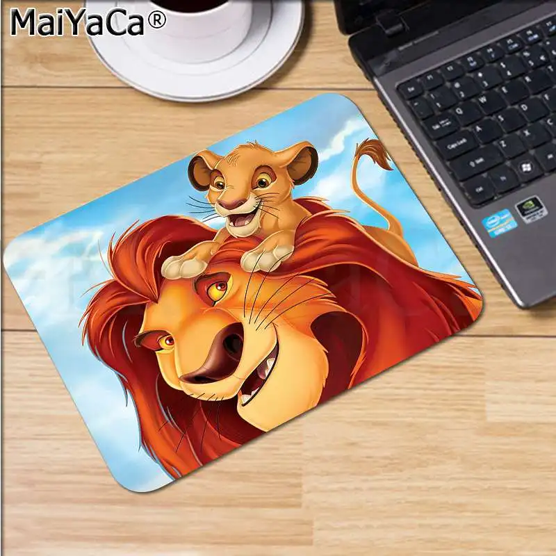 MaiYaCa ваши собственные коврики лев Король Simba мультфильм Удобная мышка коврик для игровой мыши большой коврик для мыши клавиатуры коврик