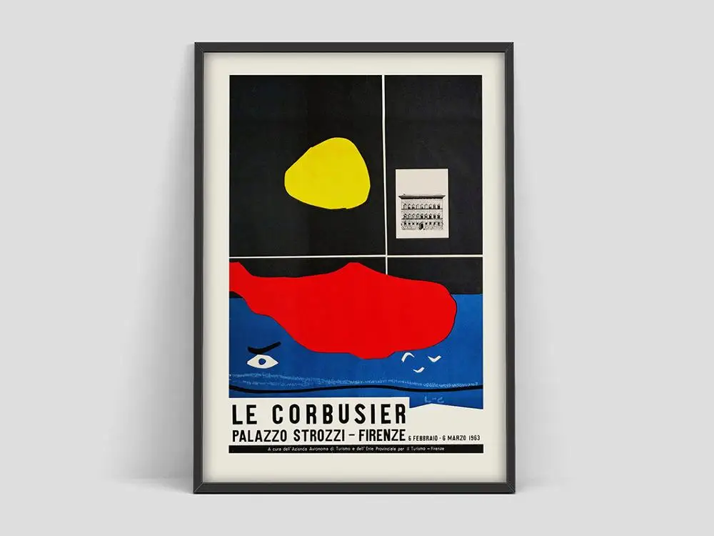 Художественный выставочный плакат Le Corbusier национальная Художественная