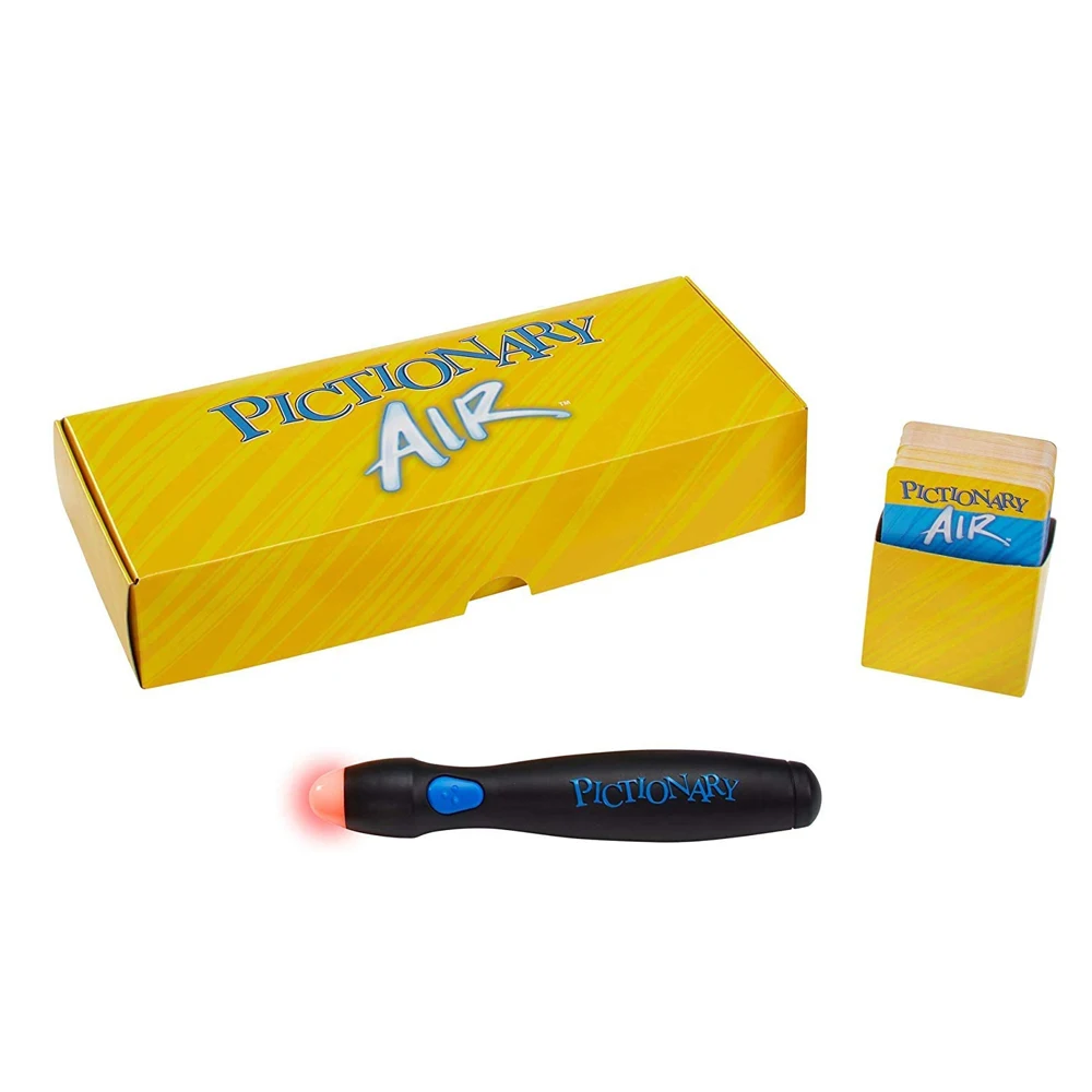 Mattel игры PICTIONARY воздуха вы рисуете я думаю Семья развлечения головоломка карты