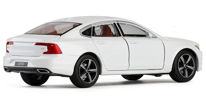 I 1/32 Volvo S90 T5 литая под давлением Модель автомобиля игрушки с светильник для детей Коллекция подарков для мальчиков детский игрушечный автомобиль - Цвет: I
