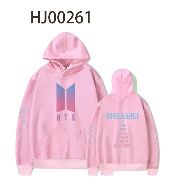 custom women's Sweatshirt kpop Pullover men's autumn winter coats Y2K Korean Star Band love yourself JK Hoodie kids | Женская