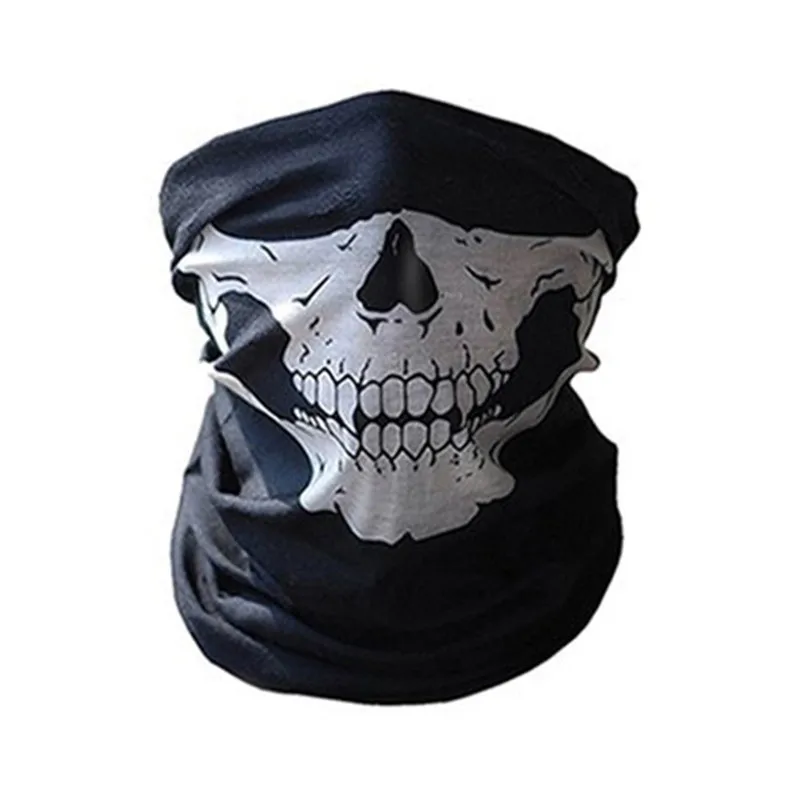 Горячая мотоциклетная маска для лица популярный Череп Бандана шеи теплый шарф велосипедный защита от пыли и ветра автомобильные аксессуары подарок на Хэллоуин