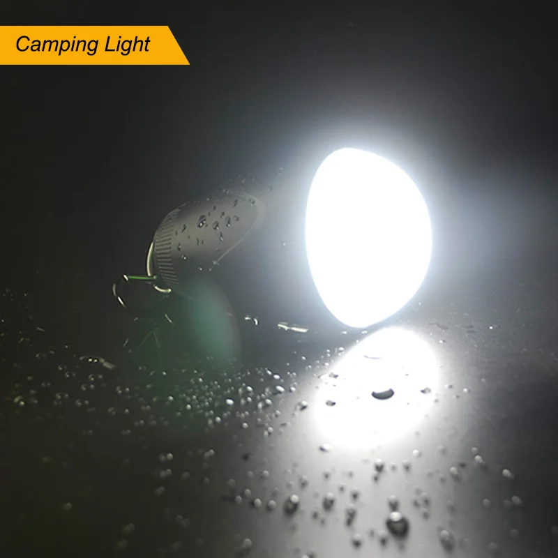 Carp Bivvy Camping Light Bulb Remote Control USB Rechargeable Emergency Tent Light Portable Mini Night Outdoor Fishing