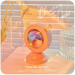 Mini lampe solaire USB à LED, projecteur d'ambiance couleur, pour salon, chambre à coucher, veilleuse, décor de Bar, 2021 