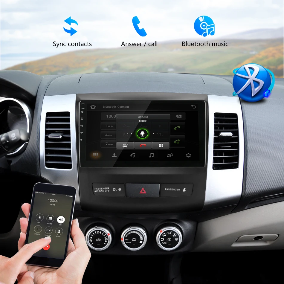 Android 2 г+ 32 г 4 г Автомобильный Dvd Радио Видео Аудио плеер навигация gps для Mitsubishi Outlander Xl 2 CW0W 2005-2011 2din головное устройство