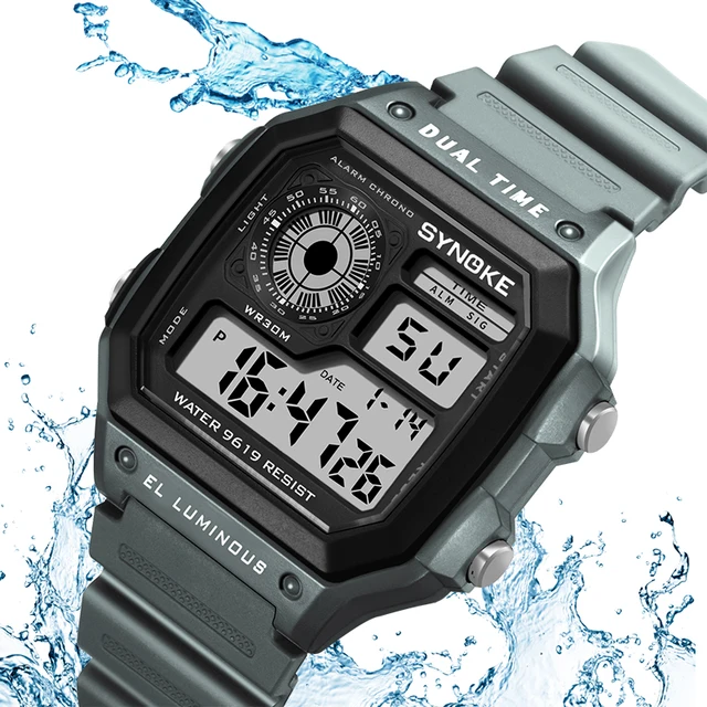 Count Down Waterproof Watch