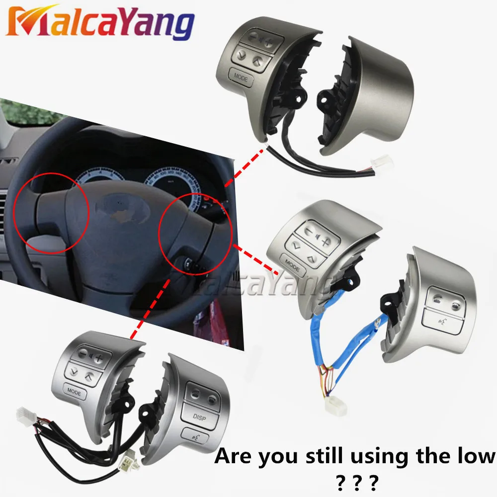 

Bluetooth Steering Wheel Audio Control Switch 84250-02200 8425002200 For Toyota Corolla ZRE15 2007 2008 2009 2010
