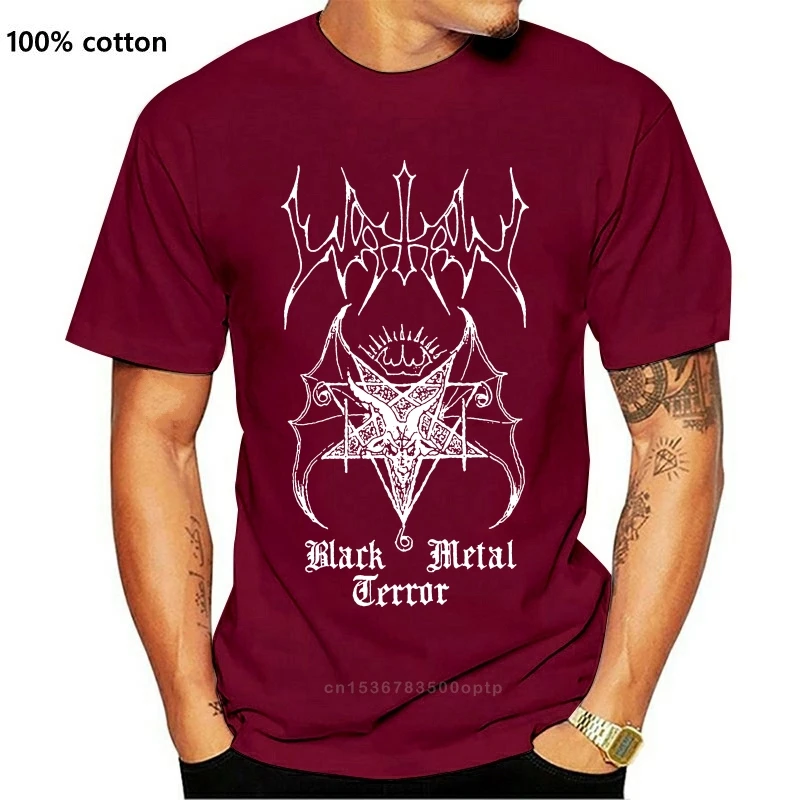 Authentic WATAIN Black Metal Terror Slim-Fit Tops Tee T Shirt S M L XL 2XL NEW New Unisex Funny T-Shirt | Мужская одежда