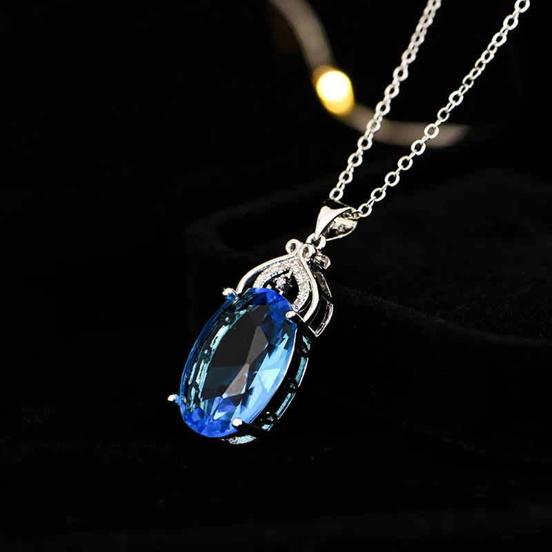 Pendant Necklace 925 Silver Jewelry for Female  3