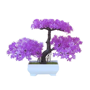 

1Pc Artificial Plants Bonsai Small Tree Plants Fake Flowers Ornaments For Home Decoration Hotel Garden Decor