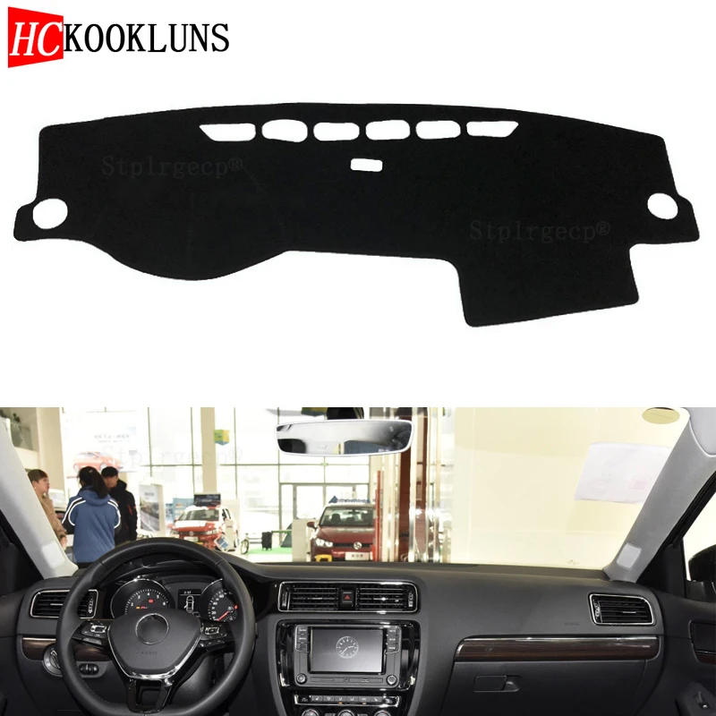 Для Volkswagen VW Jetta 6 A6 MK6 2012~ 5C6 крышка приборной панели солнцезащитный козырек нескользящий коврик аксессуары для интерьера
