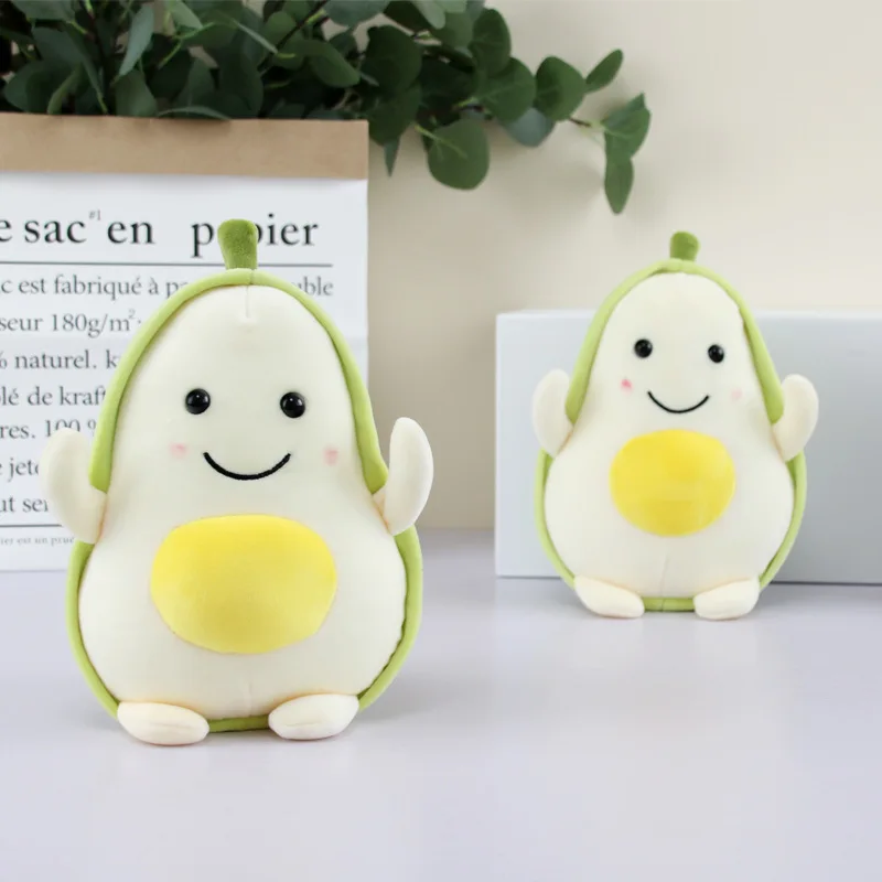 

New Down Cotton Avocado Pillow Creative Plush Toy Doll Small Doll