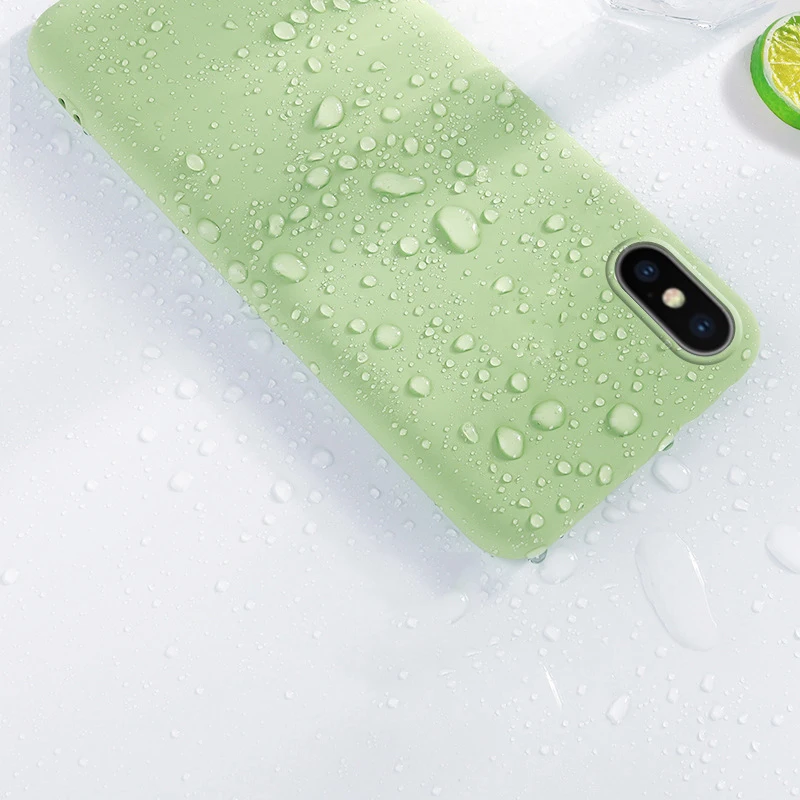 50 шт. жидкий силиконовый чехол для huawei P30 P20 Pro mate 20X10 Lite Nova 5 5i карамельный цвет противоударный защитный чехол