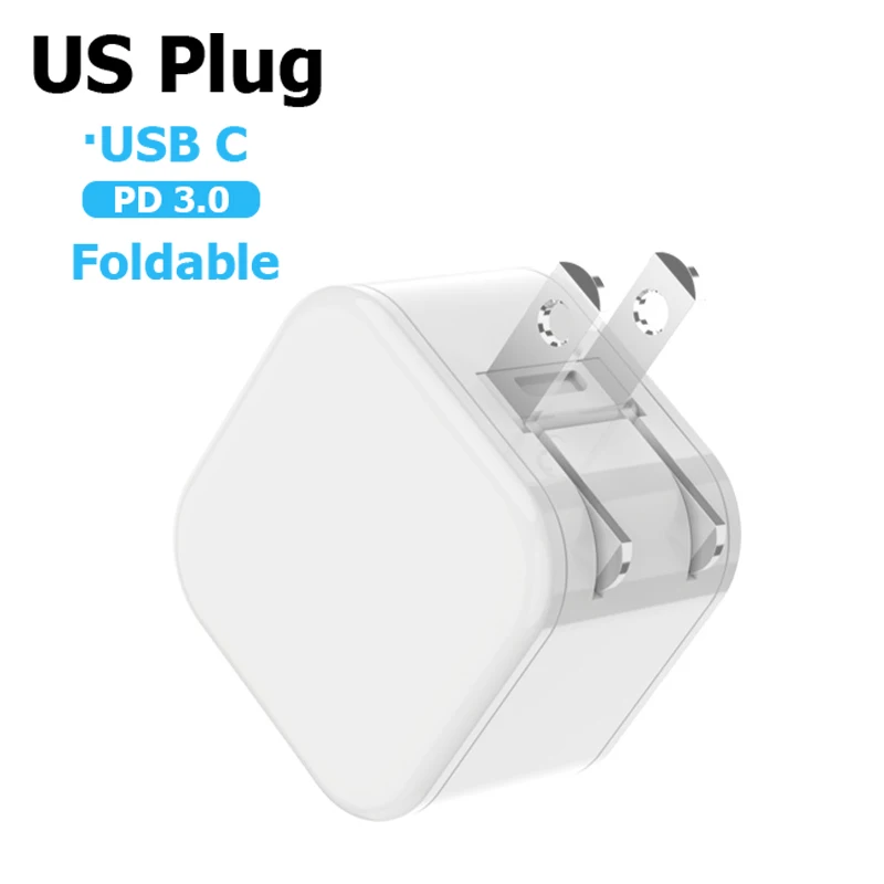 USB зарядное устройство 18 Вт PD Быстрая зарядка type C PD 3,0 зарядное ...