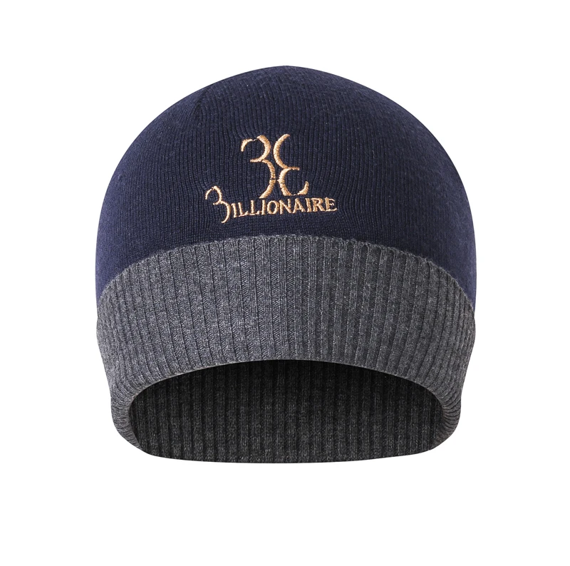 

Billionaire Hat cap men's 2019 new winter business fashion elasticity cotton thick comfort high quality gentlman free shipping