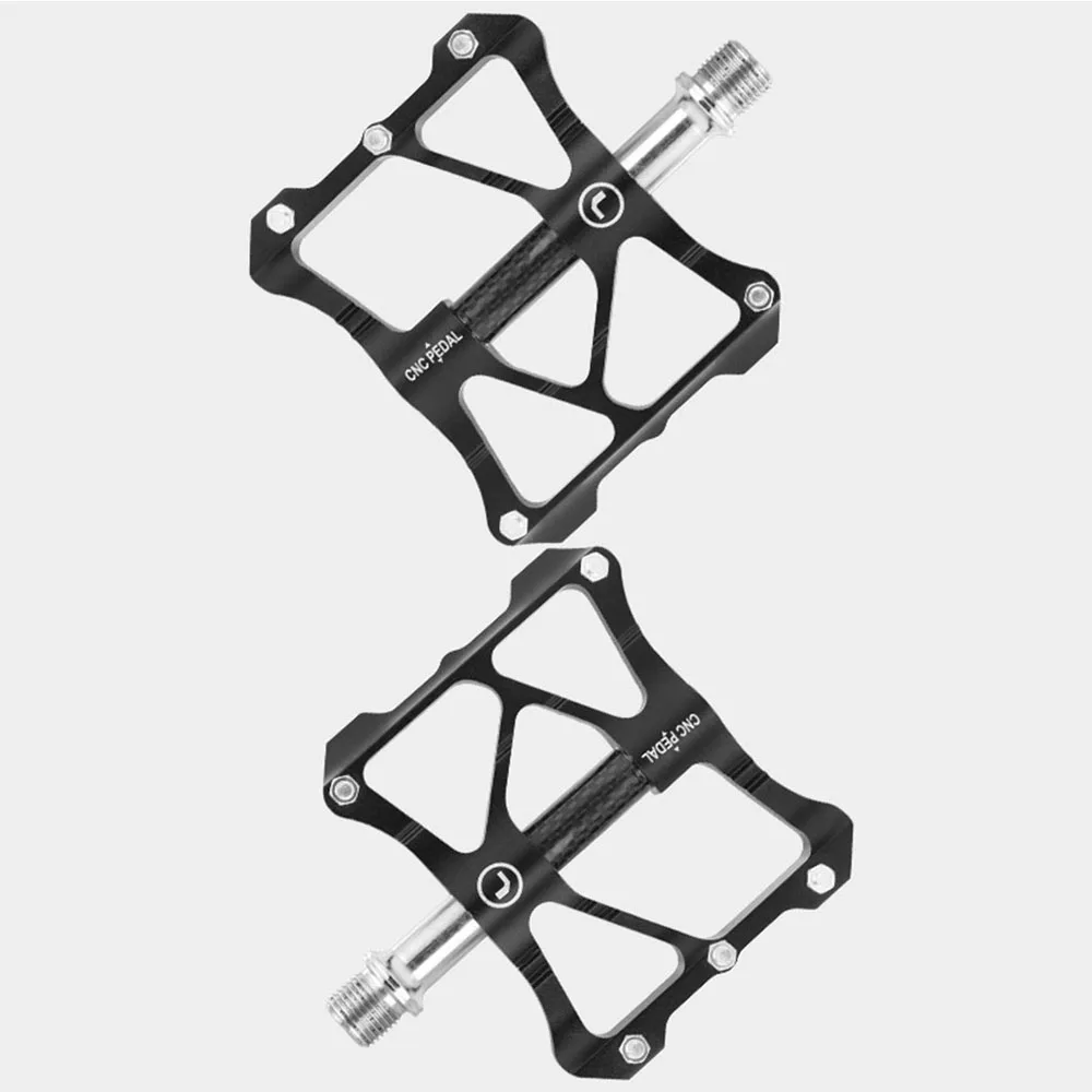 

Utral Sealed DU Bearing Bike Pedals Lighter CNC Aluminium Alloy Carbon Fibre Tube Antiskid Nail MTB Pedals Bicycle Accessories