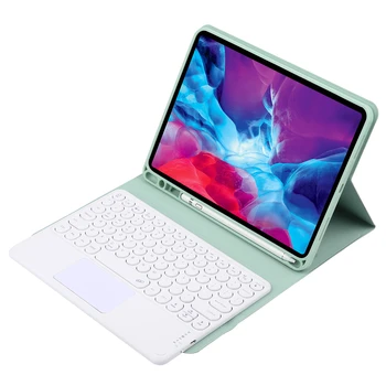 

9.7 inch Portable Laptop Soft Leather Tablet Protective Case With Pencil Holder Wireless Bluetooth Keyboard Touchpad