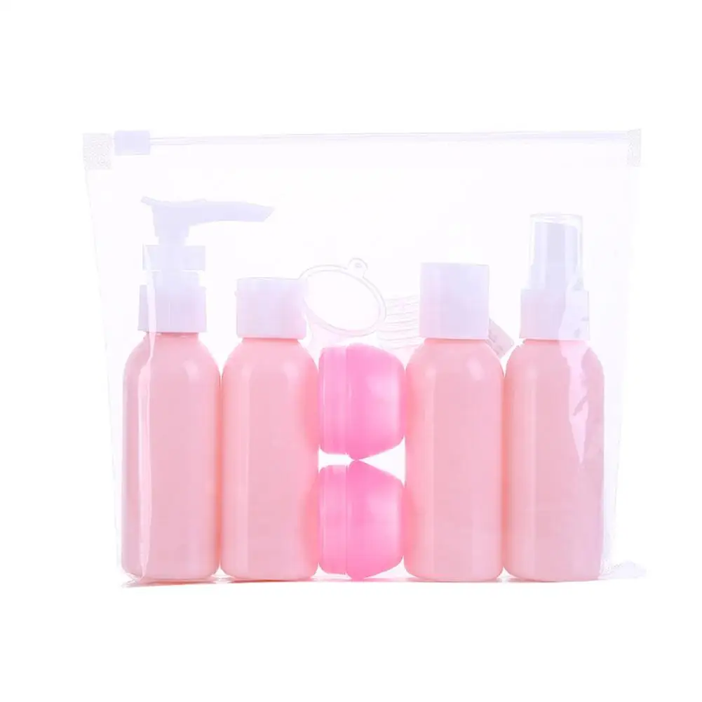 

9Pcs/set Portable Mini Travel Plastic Transparent Empty Makeup Tools For Women Make Up Empty Container Bottle Makeup Tool