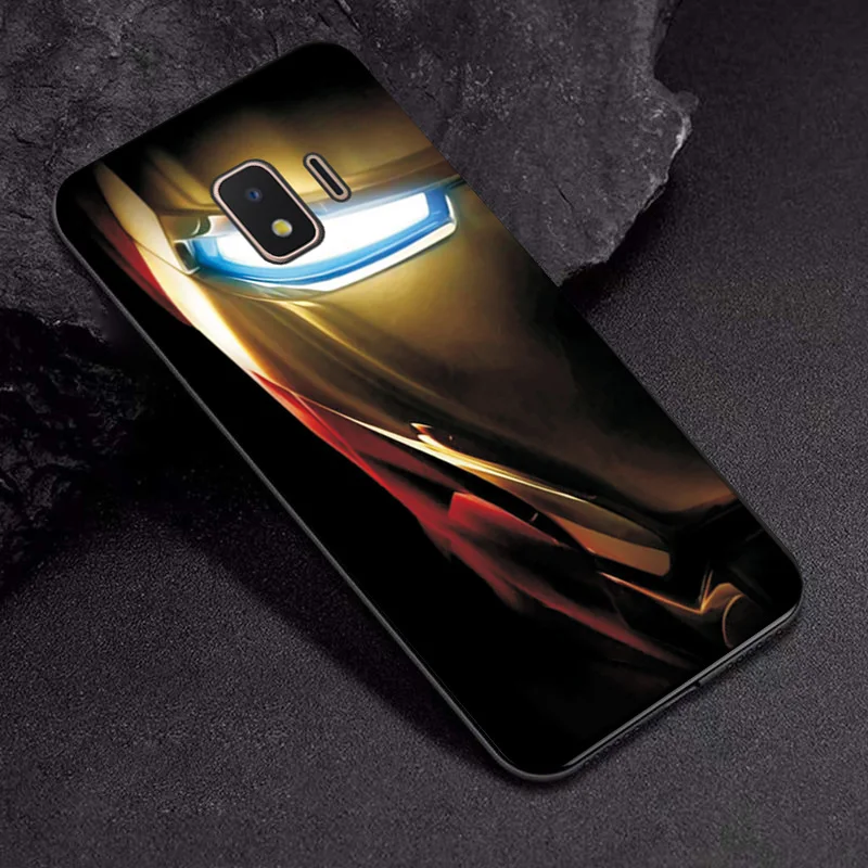 TPUBLK631 Для samsung Galaxy J4 Plus J6 чехол для телефона J5 J7 Prime Neo J3 чехол на Мстители Капитан Америка черный ТПУ чехол - Цвет: TPUBLK631