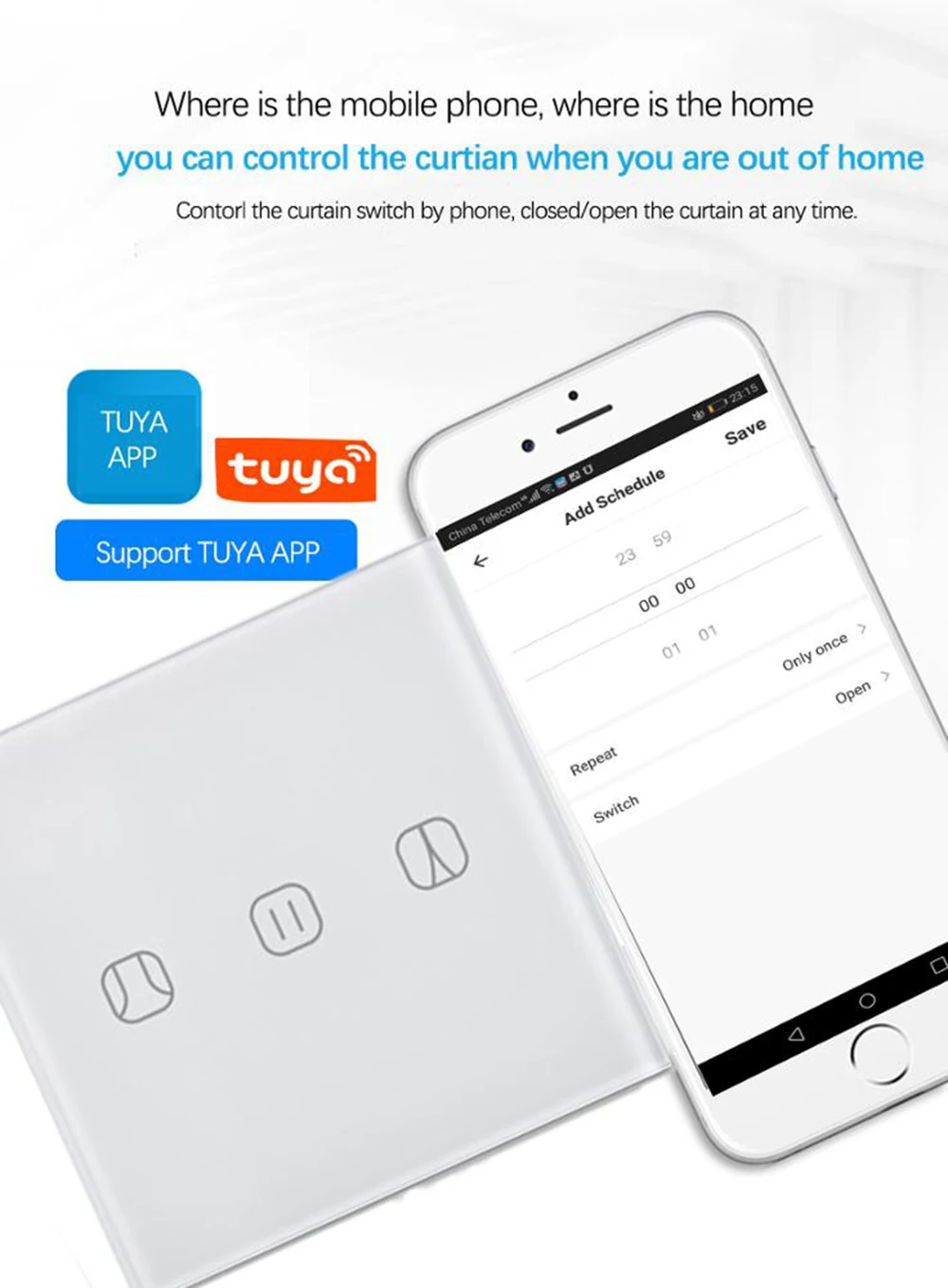 Wifi умная штора переключатель таймер жалюзи часы затвора трубчатый моторный каток работа с Alexa Echo Google Home Assistant iftt