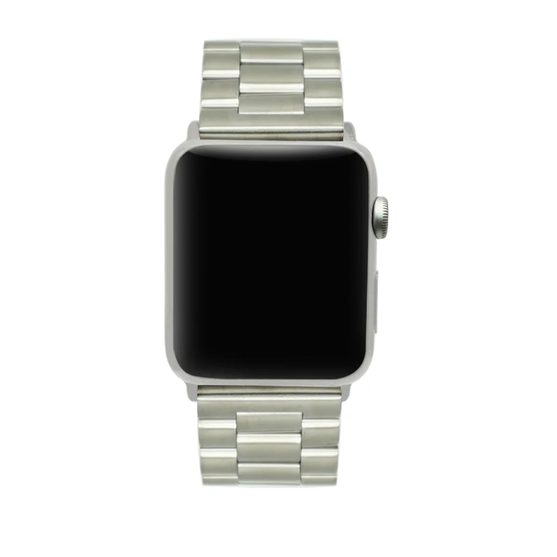 Ремешок из нержавеющей стали для Apple Watch ремешок 44 мм 40 мм 42 мм 38 мм для iWatch ремешок 5 4 3 2 1 Бабочка Пряжка металлический браслет